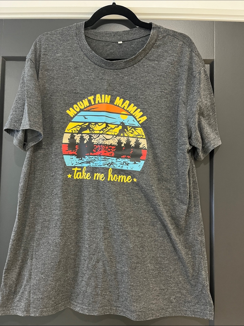 Mountain Mamma "Take Me Home" Gray Graphic Tee